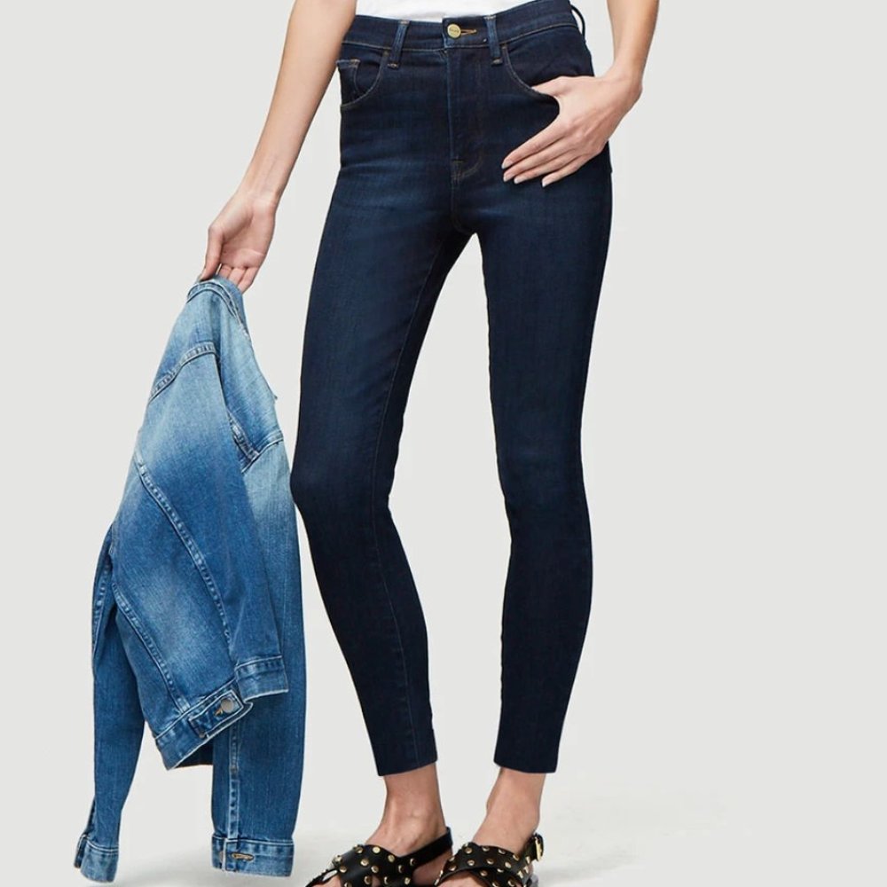 FRAME Le High Skinny Jeans 27